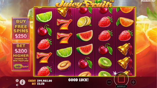 Juicy Fruits Slot mit Freispiele Bonus